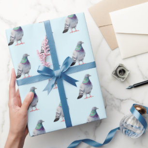 Modernes Design-Muster für Pigeon Geschenkpapier