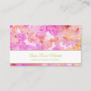 *~* Modernes Design Muster Girly Beauty Wellness-C Visitenkarte
