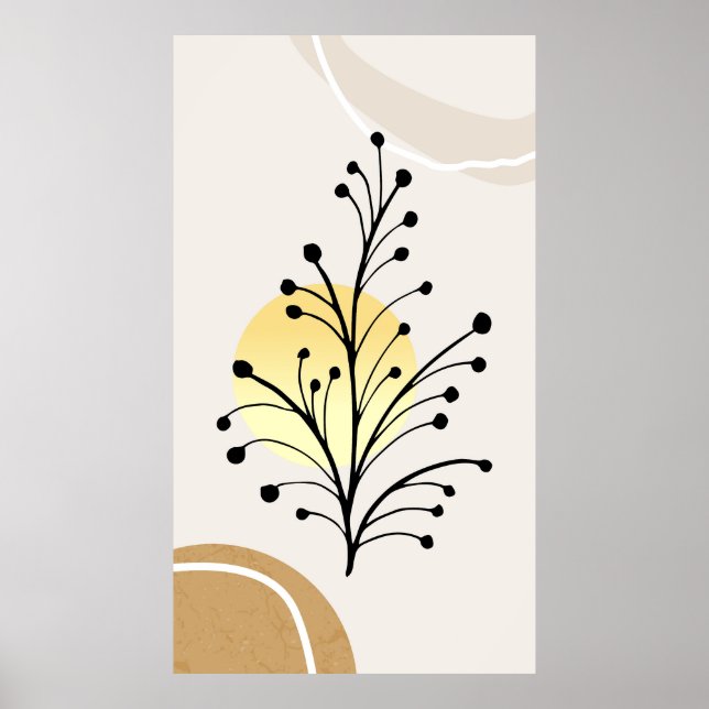 Modernes Design Poster (Vorne)