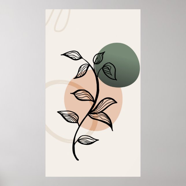 Modernes Design Poster (Vorne)