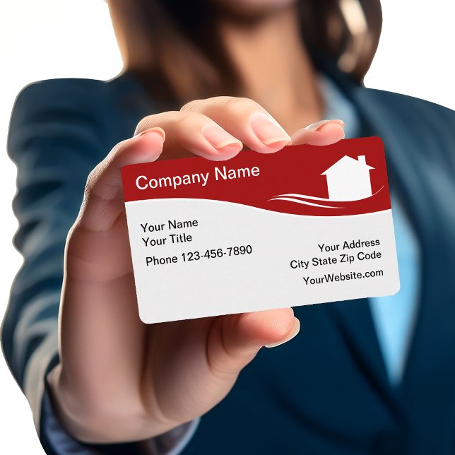 Modernes Design Real Anwesen Business Cards Visitenkarte (Von Creator hochgeladen)