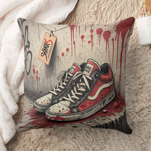 Modernes Design Street Art  Kissen (Decke)
