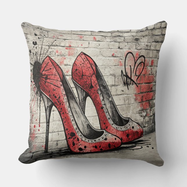 Modernes Design Street Art  Kissen (Vorderseite)