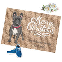 Modernes Design Weihnachten niedlicher Bulldogge F