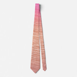 Modernes Designmuster aus Korallenrosa Krawatte