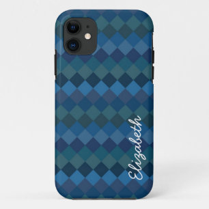 Modernes Diamantenmuster   Mosaik Abstrakt Art. 6 iPhone 11 Hülle
