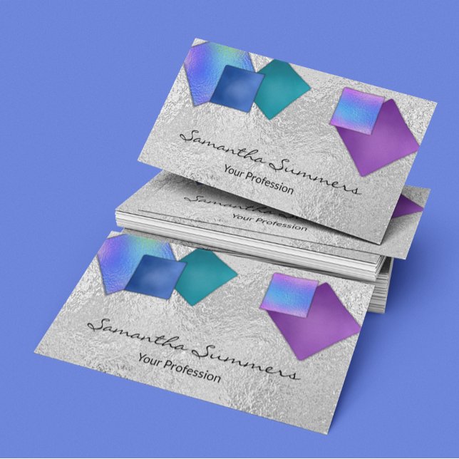 Modernes, Dichrotisches Glas Visitenkarte (Von Creator hochgeladen)