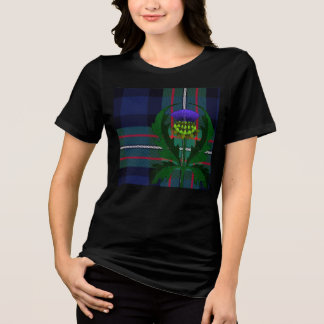 Modernes Distel-T-Shirt Tri-Blend Shirt