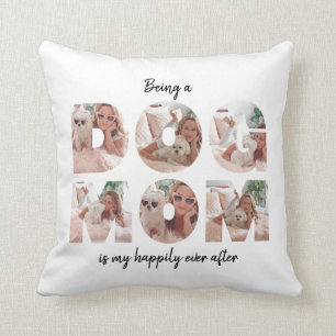 Modernes Dog-Mama-Foto-Collage-Angebot Kissen