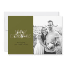 Modernes Doppel frohe Weihnachten in Evergreen Inv