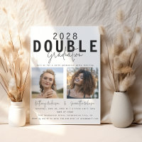 Modernes Doppelfest 2 Foto Abschluss