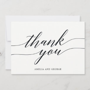 Modernes Drehbuch Dankeschön Karte