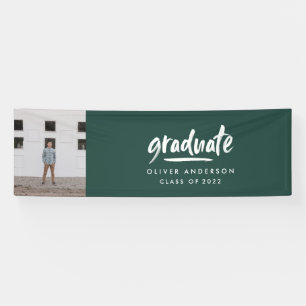 Modernes Drehbuch Foto grün eleganter Abschluss Banner