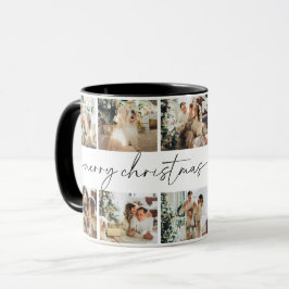 Modernes Drehbuch Frohe Weihnachten Familie Foto T Tasse