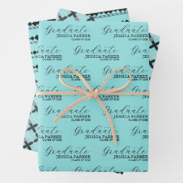 Modernes Drehbuch Minimalistisch Geschenkpapier Set