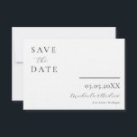 Modernes Drehbuch Save the Date, Foto auf der Rück Save The Date<br><div class="desc">Modern Script Save the Date</div>