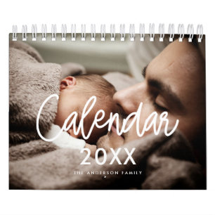 Modernes Drehbuchfamilie Foto 2023 Kalender