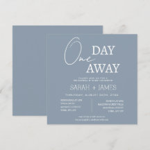 Modernes Dusty Blue One Day Away Probe Dinner