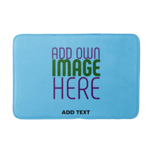 MODERNES EDITABLE SWAG SKY BLAUE BILD TEMPLATE BADEMATTE