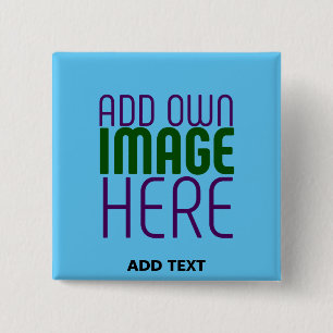 MODERNES EDITABLE SWAG SKY BLAUE BILD TEMPLATE BUTTON