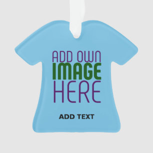 MODERNES EDITABLE SWAG SKY BLAUE BILD TEMPLATE ORNAMENT