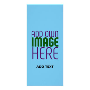 MODERNES EDITABLE SWAG SKY BLAUE BILD TEMPLATE WERBEKARTE