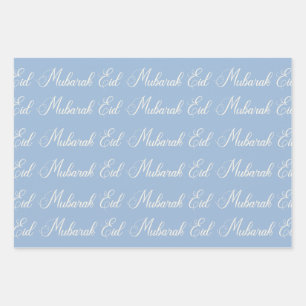 Modernes Eid Mubarak Geschenkpapier Set