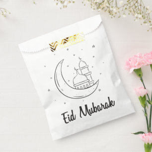 Modernes Eid Mubarak Niedlicher Eid Goodie Bag Geschenktütchen