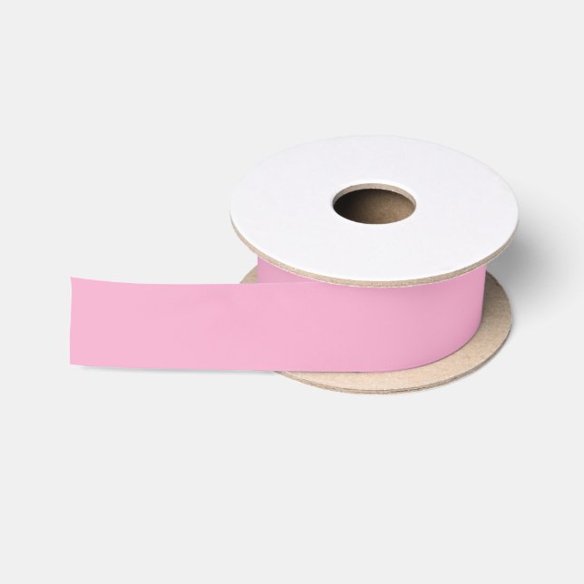 Modernes Einfach Rosa Satinband (Spule)