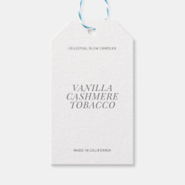 Modernes, einfaches Branding Geschenkanhänger