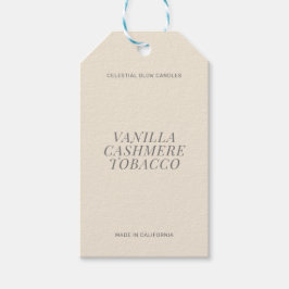 Modernes, einfaches Branding Geschenkanhänger