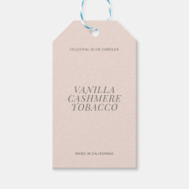 Modernes, einfaches Branding Geschenkanhänger