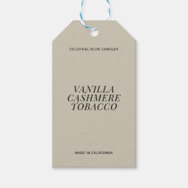Modernes, einfaches Branding Geschenkanhänger