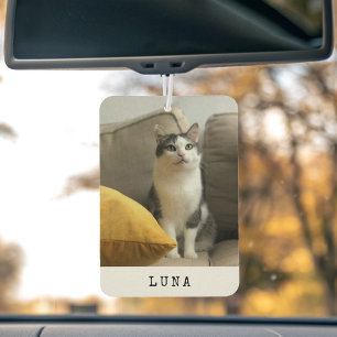 Modernes einfaches Cat Foto Autolufterfrischer