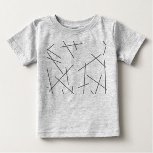 Modernes, einfaches, chaotisches, trendiges grafis baby t-shirt