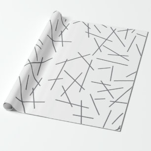 Modernes, einfaches, chaotisches, trendiges grafis geschenkpapier