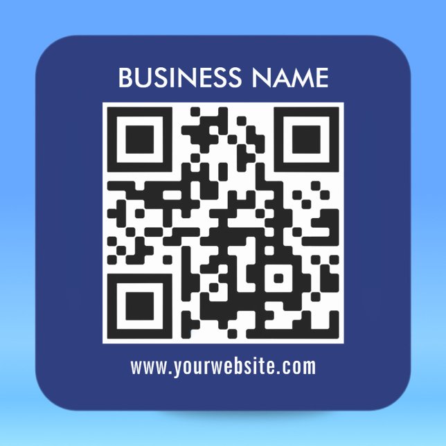 Modernes, einfaches Design | Laden Sie einfach Ihr Quadratischer Aufkleber (Von Creator hochgeladen)