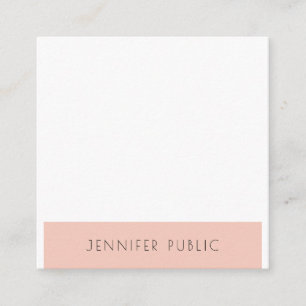 Modernes, einfaches Design-Template Beruflich stil Quadratische Visitenkarte
