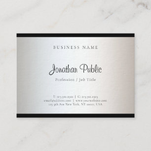 Modernes, einfaches Design-Template elegant Visitenkarte