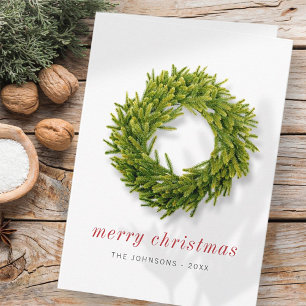 Modernes Einfaches Elegantes Chic Weihnachtsfest Karte