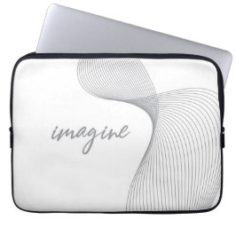 Modernes, einfaches, elegantes Grafikdesign von Im Laptopschutzhülle
