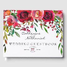 Modernes, einfaches Gästebuch für Hochzeiten in de