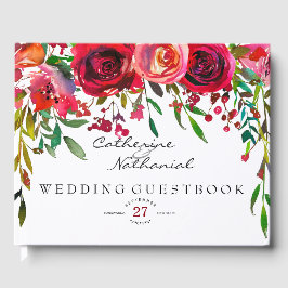 Modernes, einfaches Gästebuch für Hochzeiten in de
