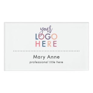 Modernes einfaches Geschäfts-Logo-beruflicher Namenschild