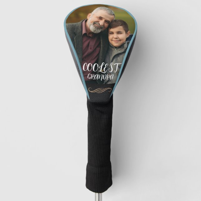 Modernes Einfaches Golfer Großvater Cooles Sportge Golf Headcover (Vorderseite)