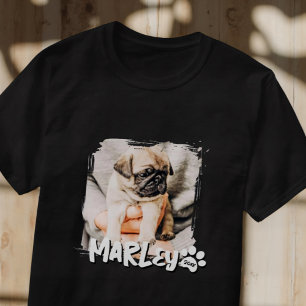 Modernes, einfaches Grunge Foto T-Shirt
