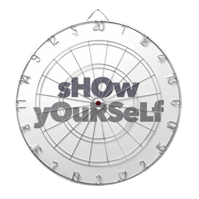 Modernes, einfaches, kühnes, urbanes Design Zeigen Dartscheibe (vorne)