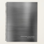 Modernes, einfaches, lackiertes Metall, silbergrau Planer<br><div class="desc">Moderner,  einfacher,  robuster Metallsilber,  grauer Planer</div>