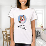 Modernes, einfaches Mama-Hund-Foto T-Shirt<br><div class="desc">Hunde Mama ... Überraschen Sie Ihre Lieblings-Hund-Mama in diesem Muttertag , Weihnachten oder ihren Geburtstag mit diesem super niedlichen Haustier Foto T - Shirt. Passen Sie dieses Shirt mit den Lieblingshunden Ihres Hundes an, und nennen Sie es. Dieses Shirt ist ein Muss für Hundefreunde und Hundemütter! Großartiges Geschenk des Hundes....</div>