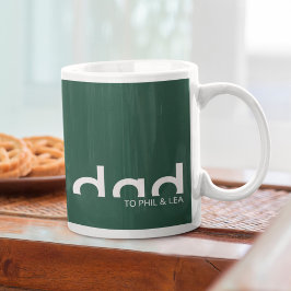 Modernes, einfaches Minimalistisches Design für Va Kaffeetasse